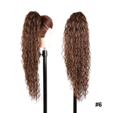 Long Curly Drawstring Ponytail Synthetic 