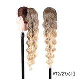 Long Curly Drawstring Ponytail Synthetic 
