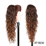 Long Curly Drawstring Ponytail Synthetic