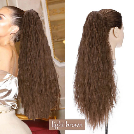 light brown ponytail extension 