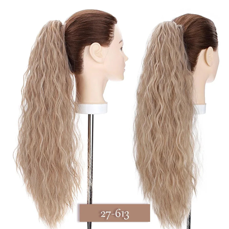 ash brown ponytail extension 
