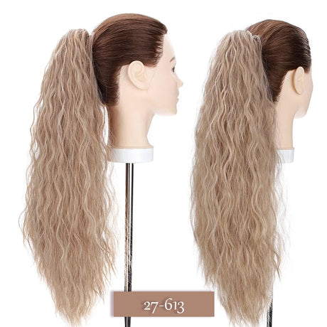 ash brown ponytail extension 