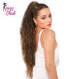 Long Ponytail Curly Wavy Drawstring Clip Sassy Chick Logo