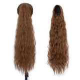 ash brown ponytail hairpiece 