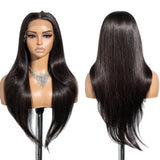 Black Long Straight 13X4 Lace Synthetic Lace Front Wig