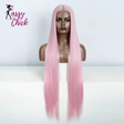 Long Straight 38 Inch Deep Part Synthetic Lace Front Wig Sassy Chick Logo