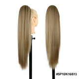 Long Straight Drawstring Ponytail Synthetic Hair Extensions
