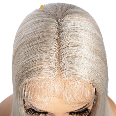 White Long Straight Synthetic Easy Wear Cosplay Wigs