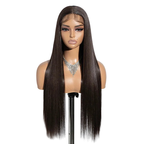 Black Long Straight Synthetic Easy Wear Cosplay Wigs