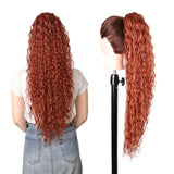 Long Wavy Braided Blonde Synthetic Ponytail