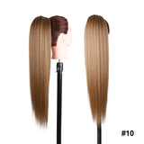 Long Wavy Braided Blonde Synthetic Ponytail