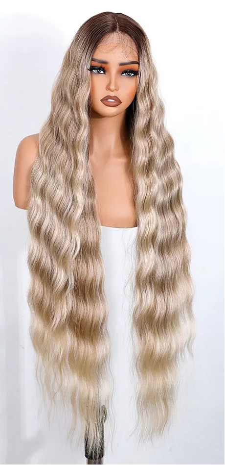 Long Wavy Lace Noble Synthetic Lace Front Wig
