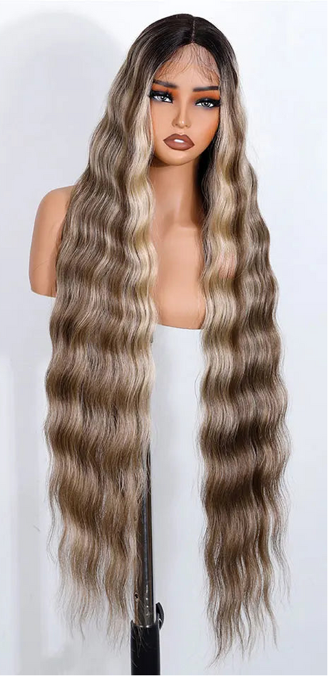 Long Wavy Lace Noble Synthetic Lace Front Wig