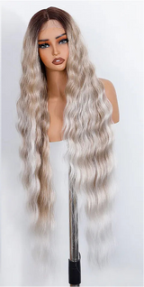 Long Wavy Lace Noble Synthetic Lace Front Wig