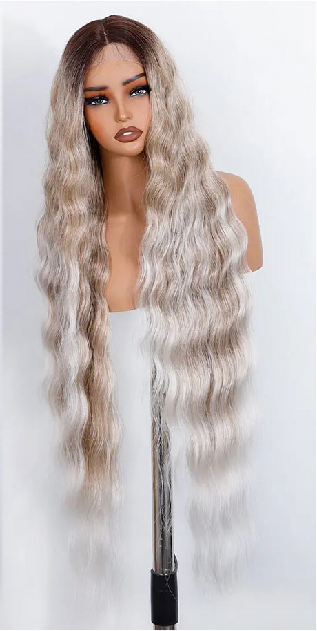 Long Wavy Lace Noble Synthetic Lace Front Wig