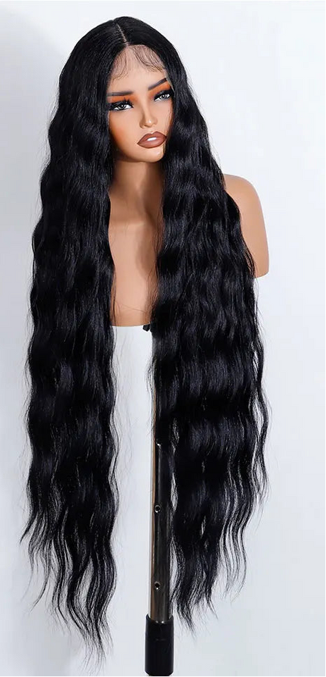 Long Wavy Lace Noble Synthetic Lace Front Wig