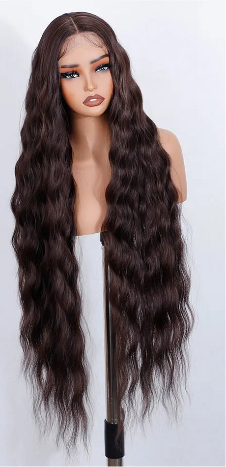 Long Wavy Lace Noble Synthetic Lace Front Wig