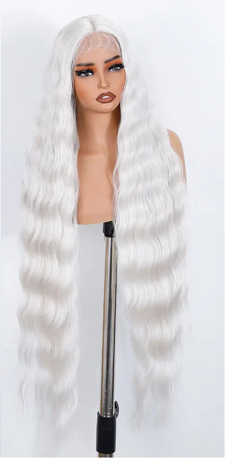 Long Wavy Lace Noble Synthetic Lace Front Wig