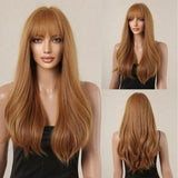 Long Wavy Ombre Blonde Synthetic Wig