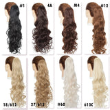 collection of wavy ponytail