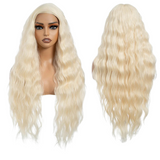 Long Wavy  Red / Ombre Wig white