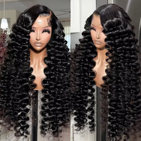 Loose Wave Human Hair Wig Deep Wave