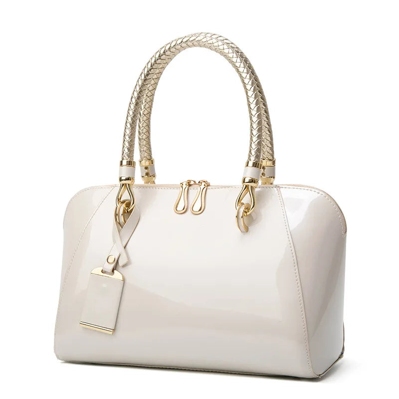 white Luxe Femme Handbag