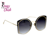 Luxurious Sunglasses Gradient Lens for Women Sassy Chick Logo