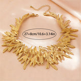 Size of Luxurious Versatile Exaggerated Women's Metal Choker