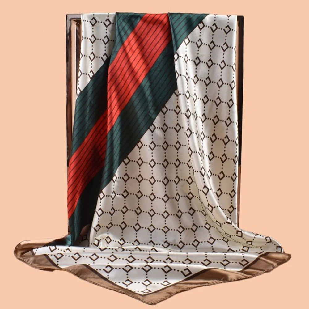 Luxury 90*90cm Square Autumn Accessory Scarf