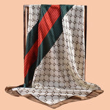Luxury 90*90cm Square Autumn Accessory Scarf