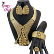 Luxury Big Bold African Bride Jewelry Set Sassy Chick Logo