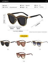 Details of Luxury Bling AB Rhinestone Crystal Square Sunglasses