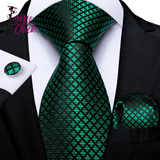Luxury Blue Plaid Dot Solid Wedding Accessories Necktie Sassy Chick Logo