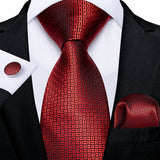 Luxury Blue Plaid Dot Solid Wedding Accessories Necktie