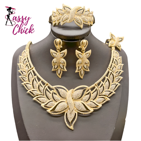 Luxury Bridal Jewelry Set Sassy Chick Logo