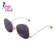 Luxury Butterfly Design Beads Irregular Sunglasses Sassy Chick Logo
