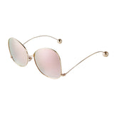 Luxury Butterfly Design Beads Irregular Sunglasses