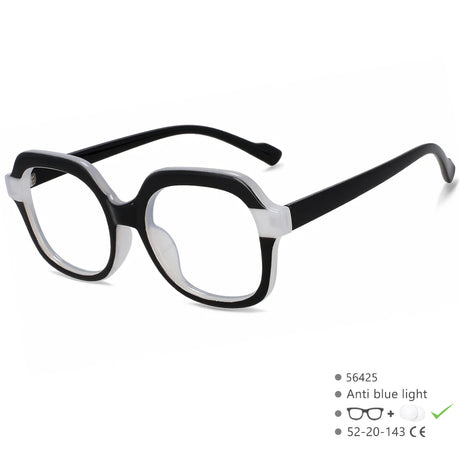 Black Luxury Cat Eye Anti Blue Light Blocking Eyeglasses