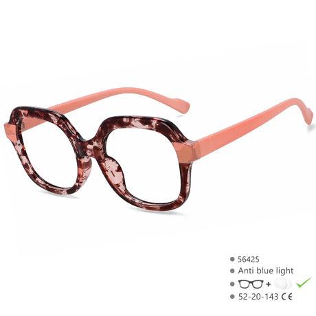 Pink Leopard Luxury Cat Eye Anti Blue Light Blocking Eyeglasses