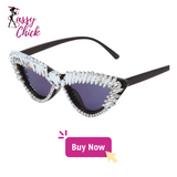 Luxury Cat Eye Diamond Sunglasses