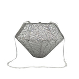 Luxury Crystal Silver Diamond Evening Purses