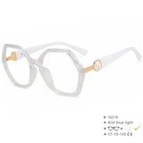 White Luxury Design Anti Blue Light Blocking Glasses
