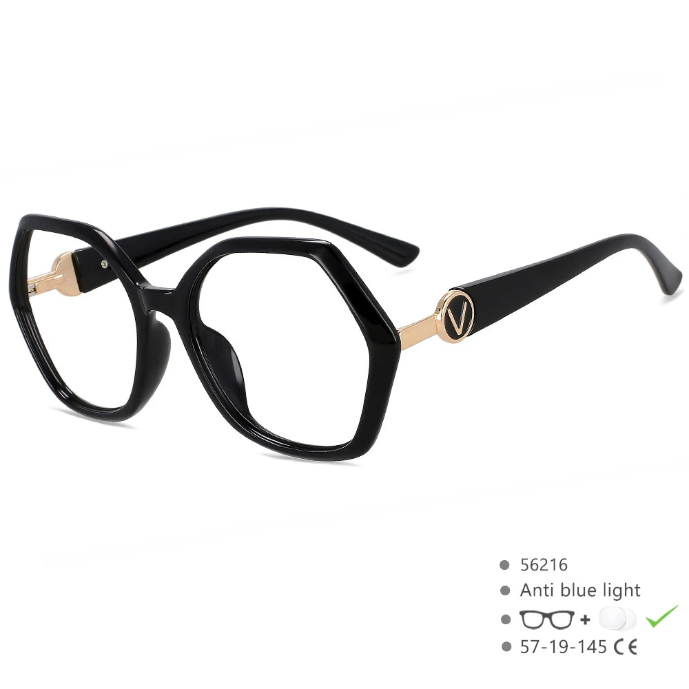 Black Luxury Design Anti Blue Light Blocking Glasses