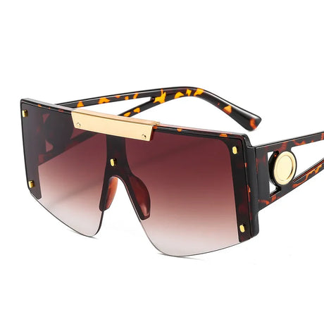 Luxury Designer Oversized UV400 Windproof Sunglasses