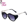 Luxury Designer Vintage Round Sunglasses Sassy Chick Logo