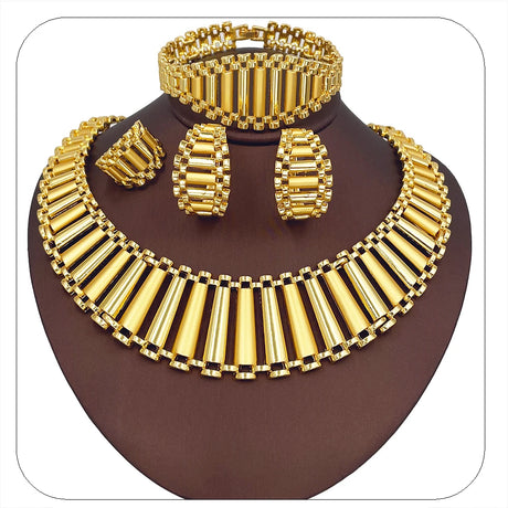 Luxury Exaggerate Party Wedding Jewelry Set 