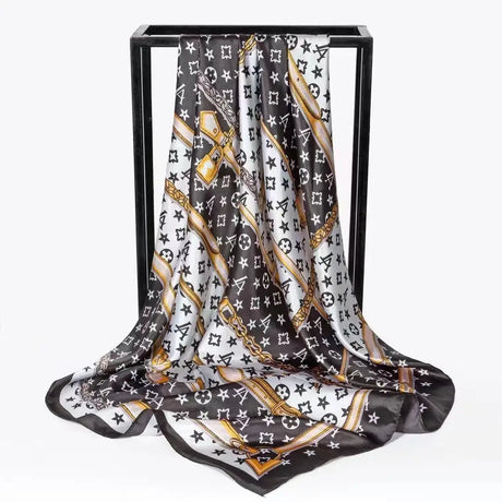 Luxury Fashion 90cm Large Square Light Scarf Shawl
