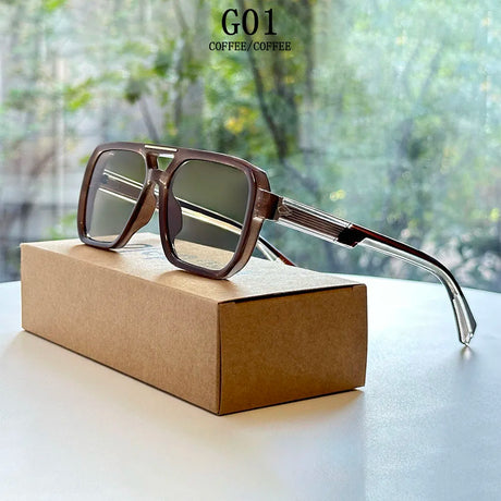 Luxury Fashion Square Men Sunglasses