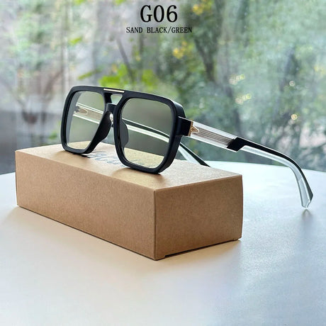 Luxury Fashion Square Men Sunglasses